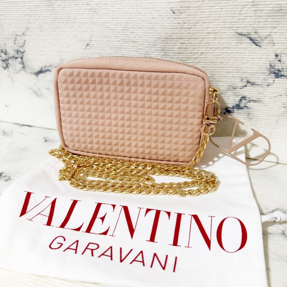 Valentino Beauty Studded Makeup Clutch Pouch